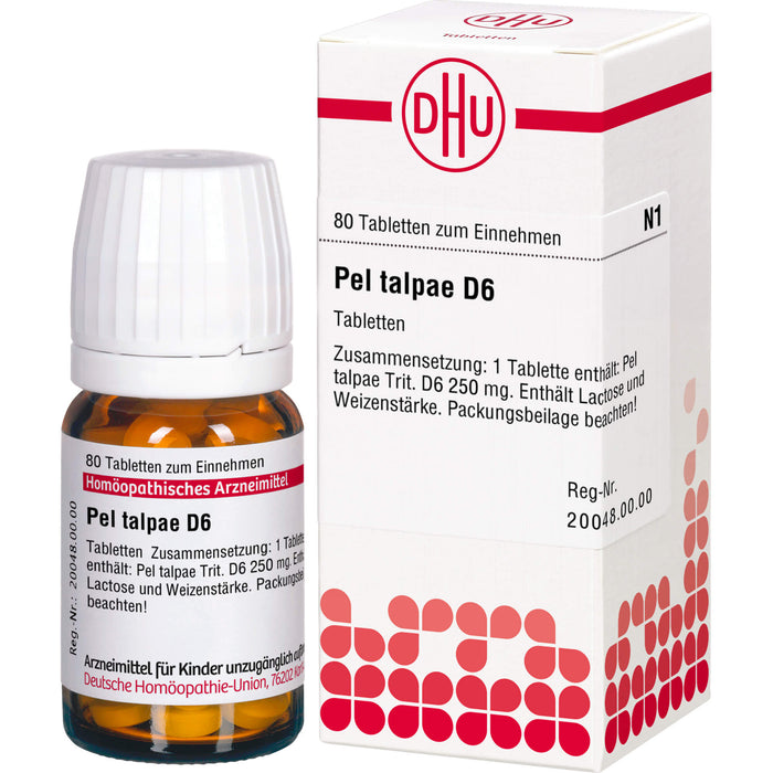 Pel talpae D6 DHU Tabletten, 80 St. Tabletten