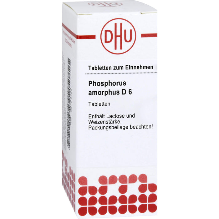 DHU Phosphorus amorphus D6 Tabletten, 80 pc Tablettes