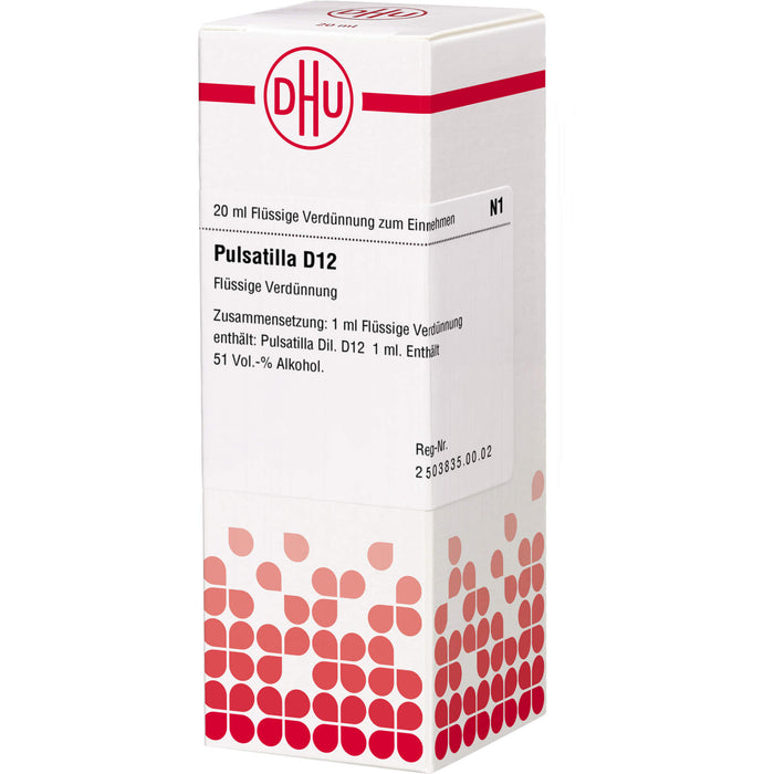 DHU Pulsatilla D12 Dilution, 20 ml Lösung