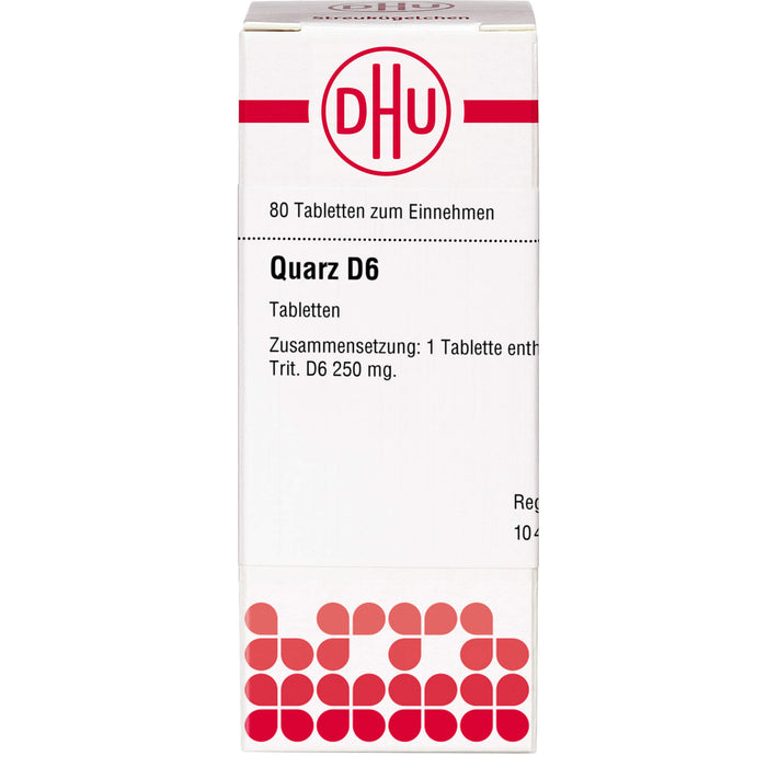 DHU Quarz D6 Tabletten, 80 pcs. Tablets