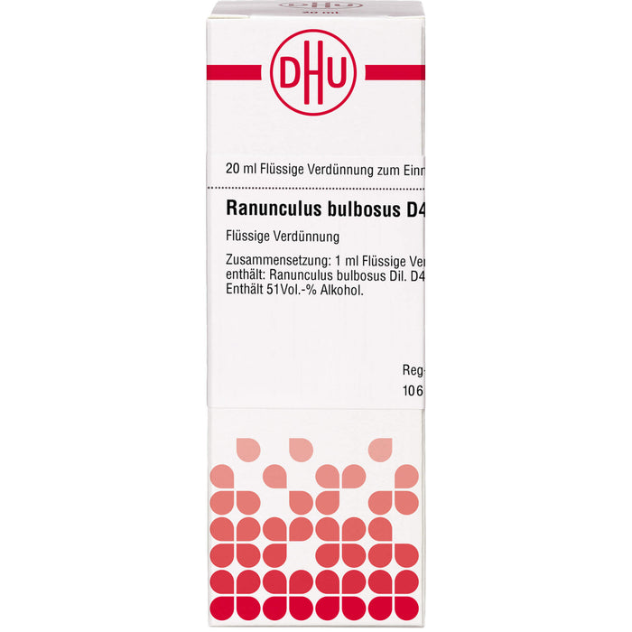 DHU Ranunculus bulbosus D4 Dilution, 20 ml Lösung