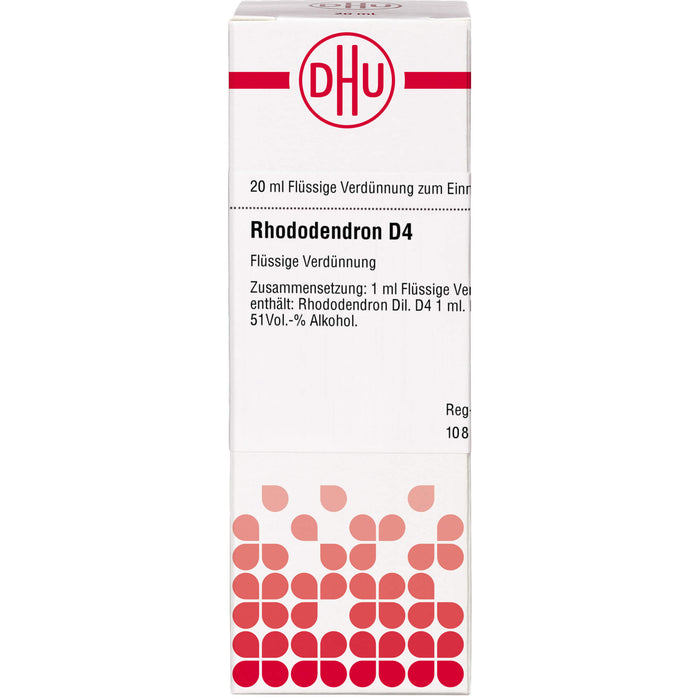 Rhododendron D4 DHU Dilution, 20 ml Lösung