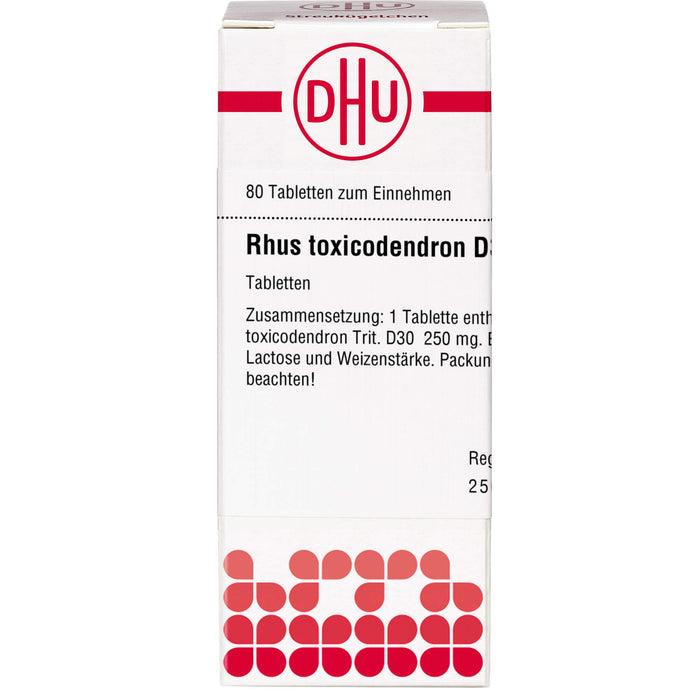 DHU Rhus toxicodendron D30 Tabletten, 80 St. Tabletten