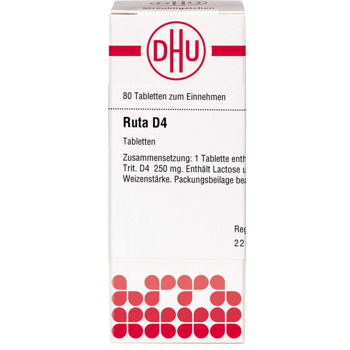 DHU Ruta D4 Tabletten, 80 pcs. Tablets