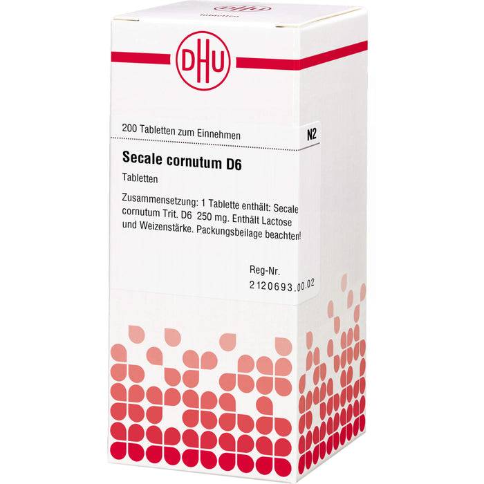 DHU Secale cornutum D6 Tabletten, 200 St. Tabletten