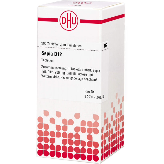 DHU Sepia D12 Tabletten, 200 St. Tabletten