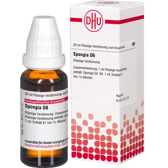 DHU Spongia D6 Dilution, 20 ml Lösung