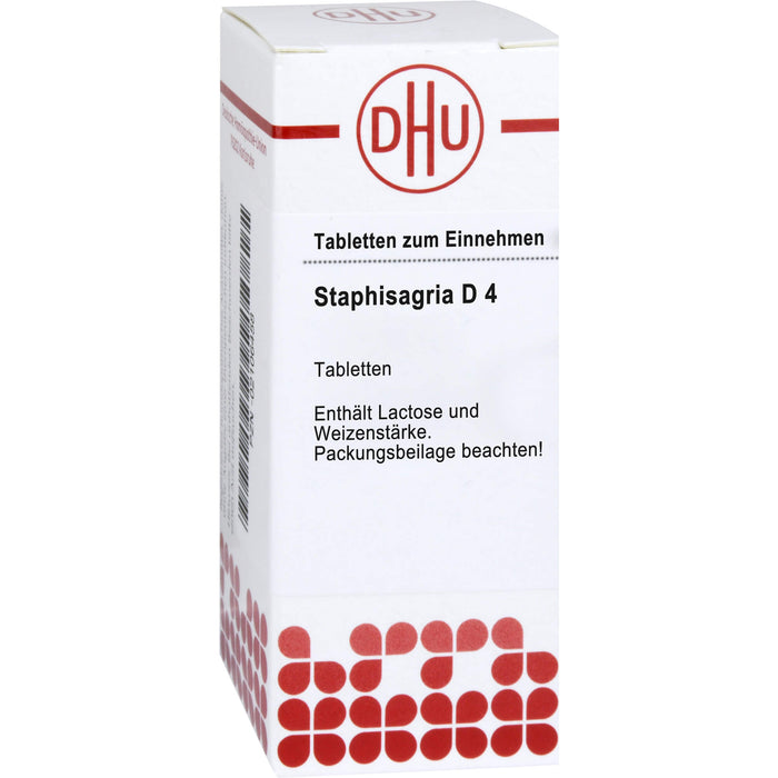 DHU Staphisagria D4 Tabletten, 80 St. Tabletten