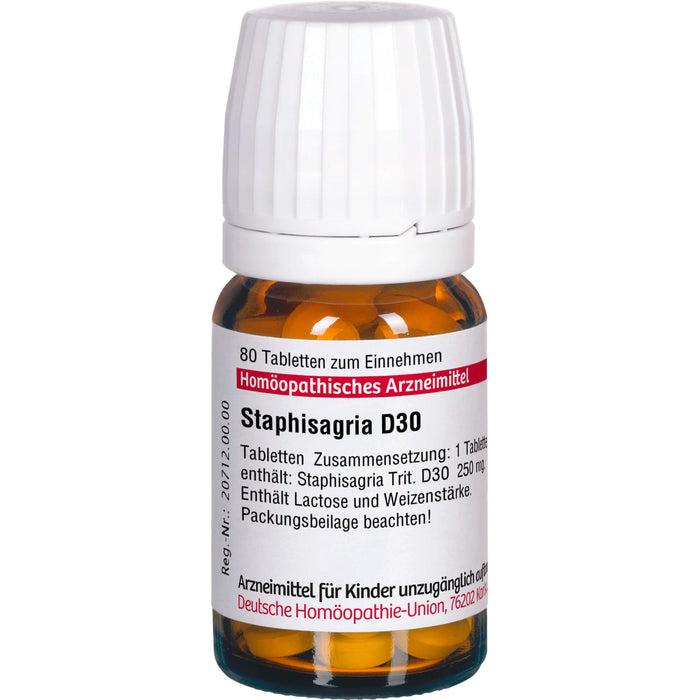 DHU Staphisagria D30 Tabletten, 80 pcs. Tablets