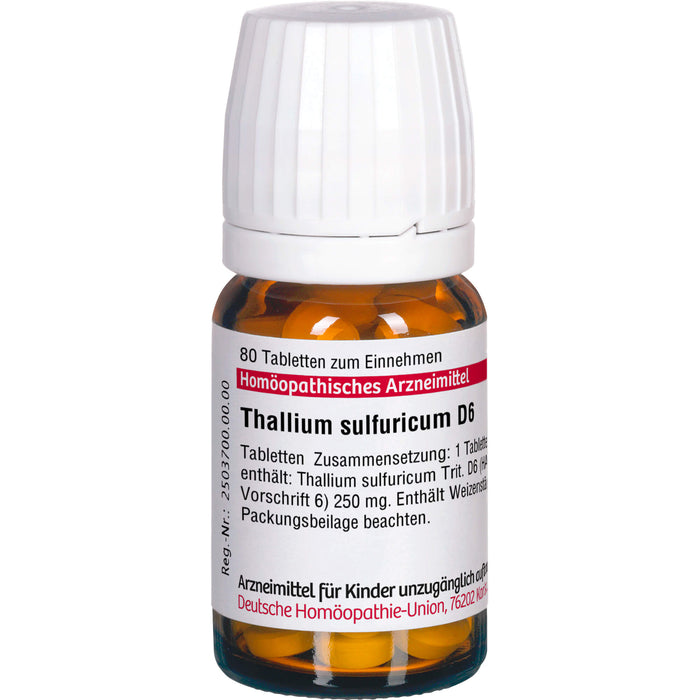 DHU Thallium sulfuricum D6 Tabletten, 80 pcs. Tablets