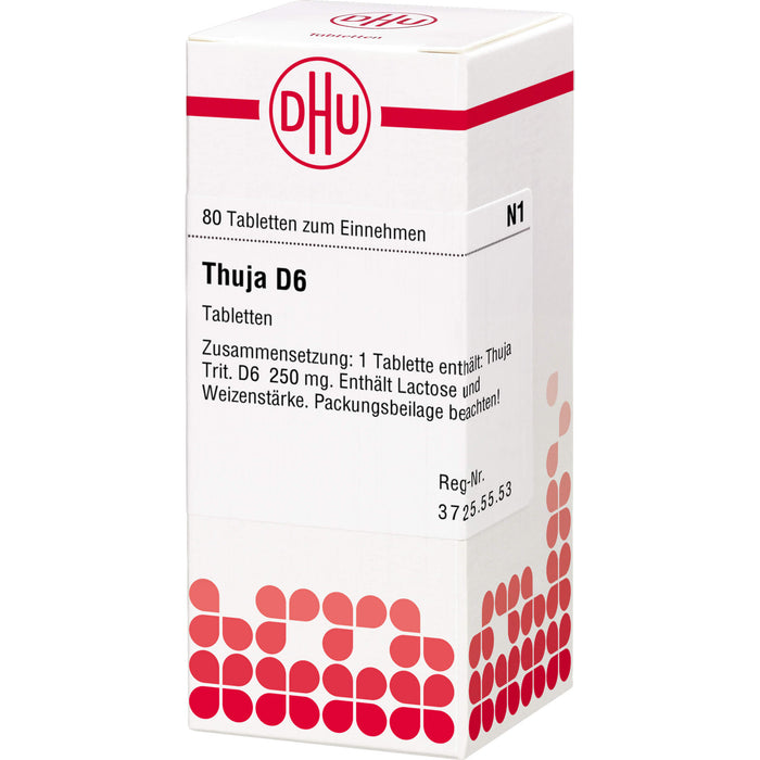 DHU Thuja D6 Tabletten, 80 pcs. Tablets