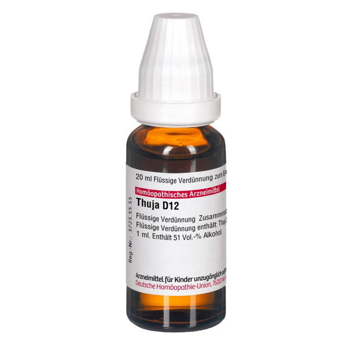 DHU Thuja D12 Dilution, 20 ml Lösung