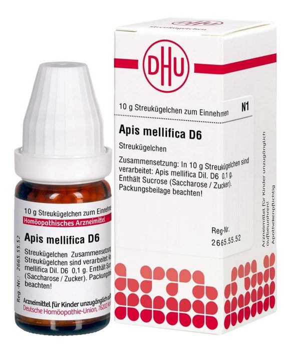 DHU Apis Mellifica D6 Streukügelchen, 10 g Globules