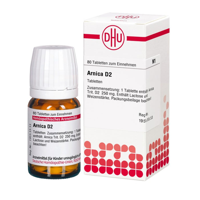 DHU Arnica D2 Tabletten, 80 pc Tablettes