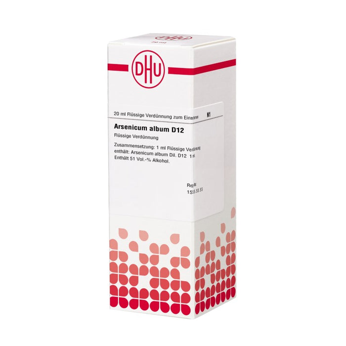 DHU Arsenicum album D12 Dilution, 20 ml Lösung