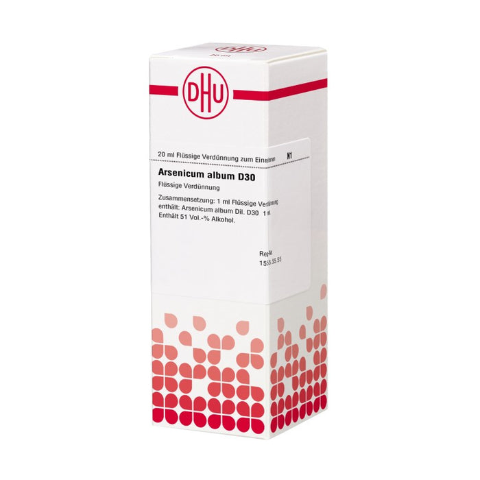 DHU Arsenicum album D30 Dilution, 20 ml Lösung