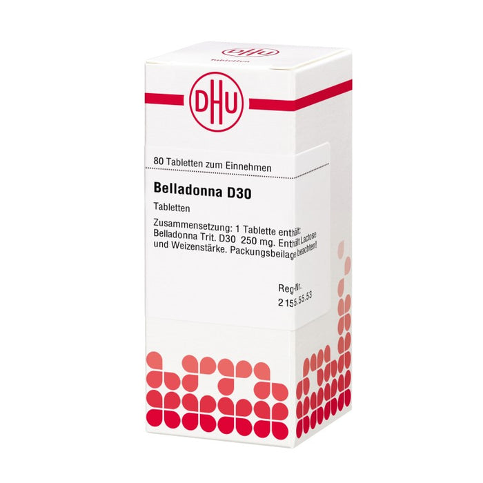 DHU Belladonna D30 Tabletten, 80 pcs. Tablets