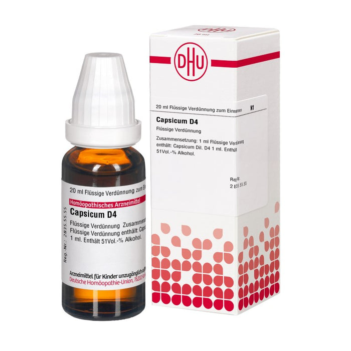 DHU Capsicum D4 Dilution, 20 ml Lösung