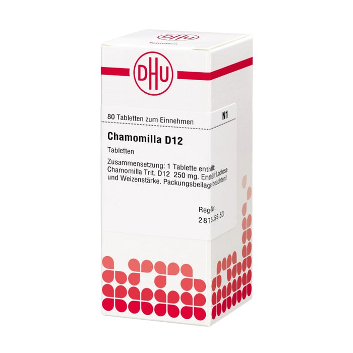 DHU Chamomilla D12 Tabletten, 80 St. Tabletten