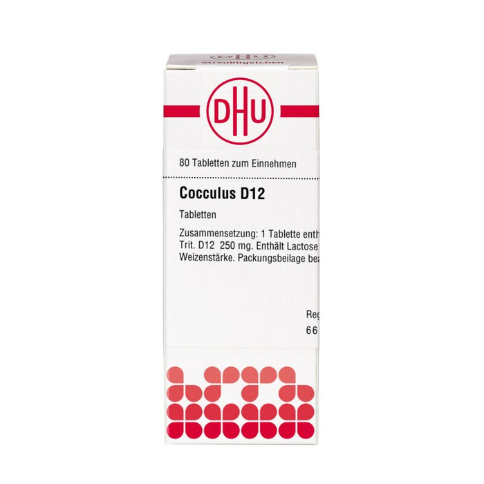 DHU Cocculus D12 Tabletten, 80 St. Tabletten