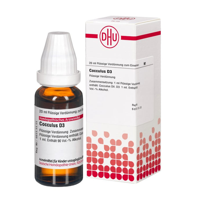 Cocculus D3 DHU Dilution, 20 ml Lösung