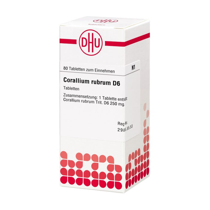 DHU Corallium rubrum D6 Tabletten, 80 pcs. Tablets