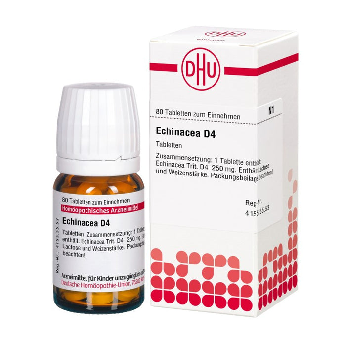 DHU Echinacea D4 Tabletten, 80 pc Tablettes