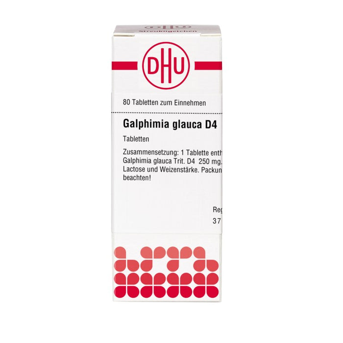 DHU Galphimia glauca D4 Tabletten, 80 pc Tablettes