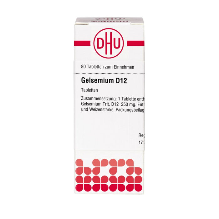 DHU Gelsemium D12 Tabletten, 80 pc Tablettes