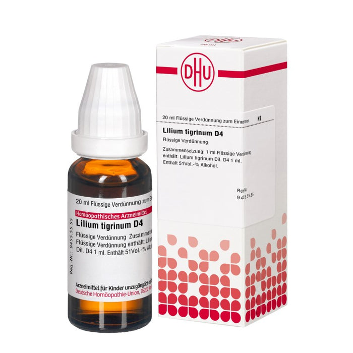 DHU Lilium tigrinum D4 Dilution, 20 ml Lösung