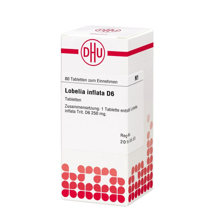 DHU Lobelia inflata D6 Tabletten, 80 pc Tablettes