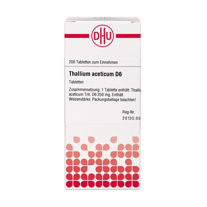 DHU Thallium aceticum D6 Tabletten, 200 St. Tabletten