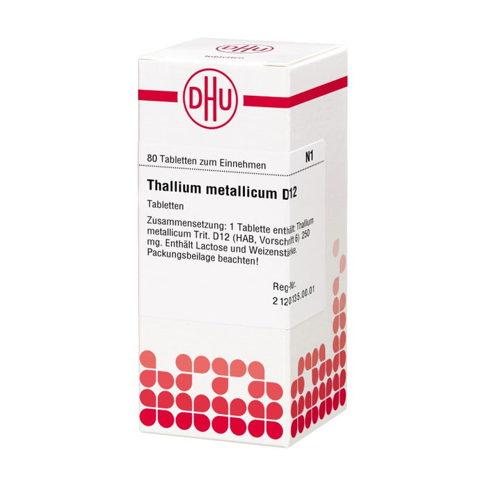 DHU Thallium metallicum D12 Tabletten, 80 pcs. Tablets