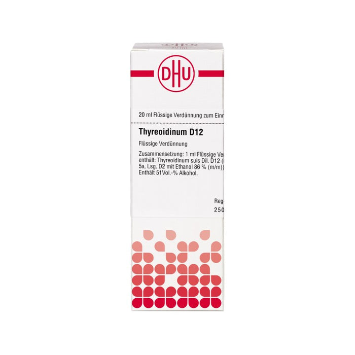 DHU Thyreoidinum D12 Dilution, 20 ml Lösung