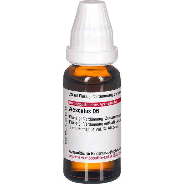 DHU Aesculus D6 Dilution, 20 ml Lösung