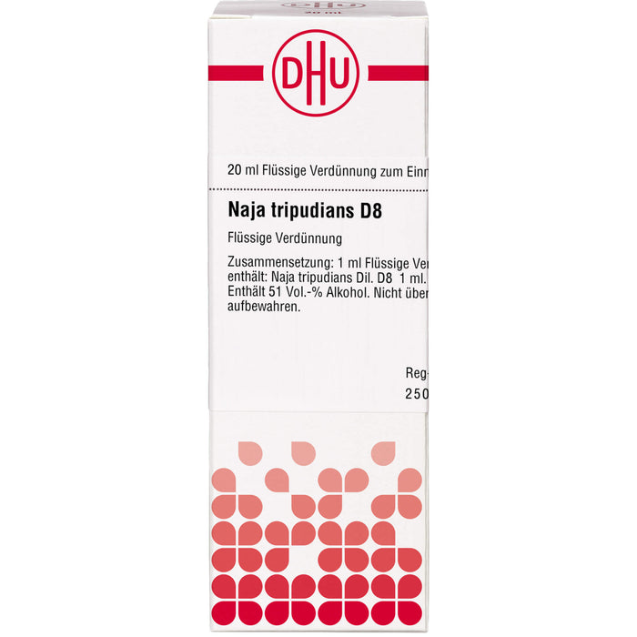 Naja tripudians D8 DHU Dilution, 20 ml Lösung