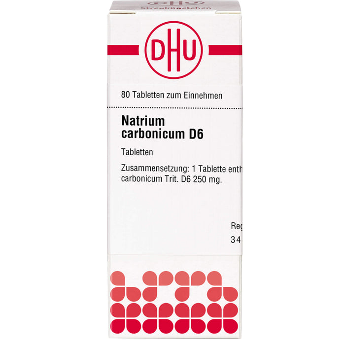 DHU Natrium carbonicum D6 Tabletten, 80 pc Tablettes