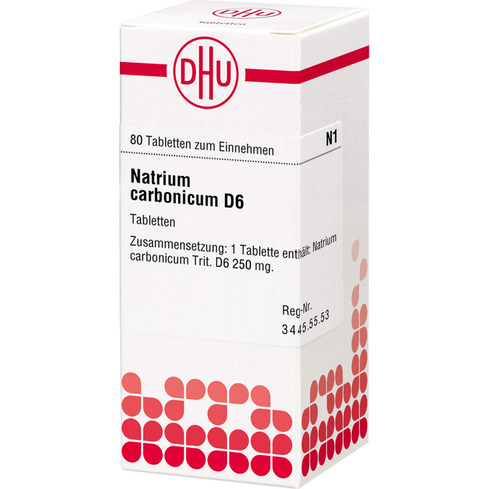 DHU Natrium carbonicum D6 Tabletten, 80 pc Tablettes