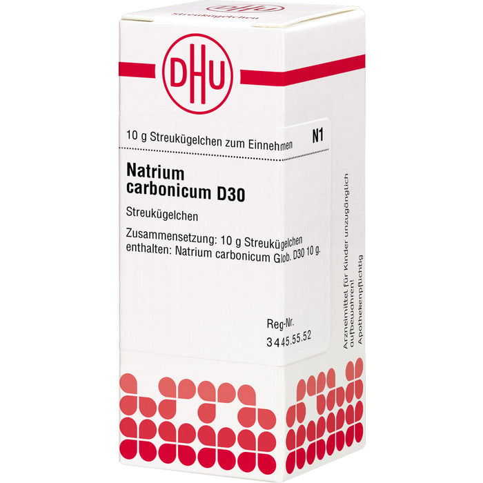 DHU Natrium carbonicum D30 Streukügelchen, 10 g Globuli