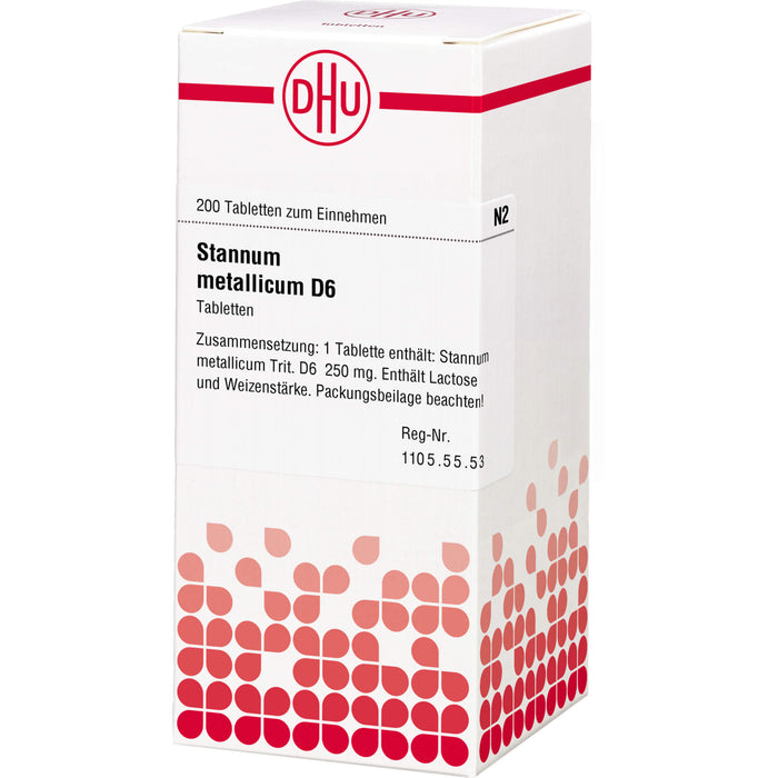 DHU Stannum metallicum D6 Tabletten, 200 St. Tabletten