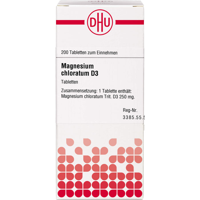 DHU Magnesium chloratum D3 Tabletten, 200 St. Tabletten