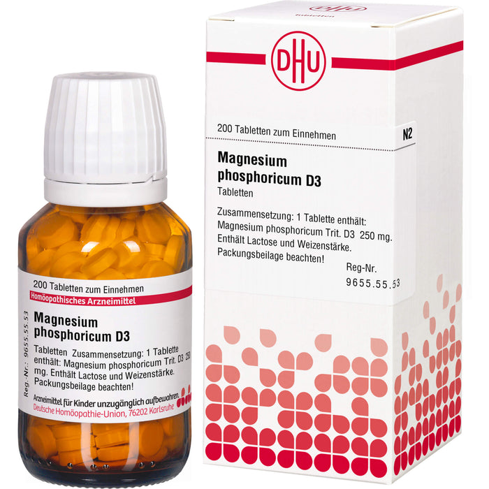 DHU Magnesium phosphoricum D3 Tabletten, 200 St. Tabletten