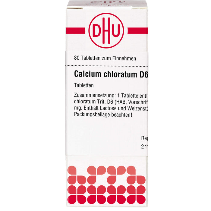 DHU Calcium chloratum D6 Tabletten, 80 pc Tablettes