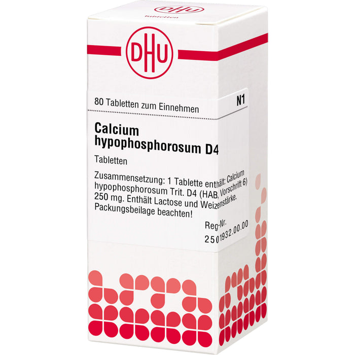 DHU Calcium hypophosphorosum D4 Tabletten, 80 St. Tabletten