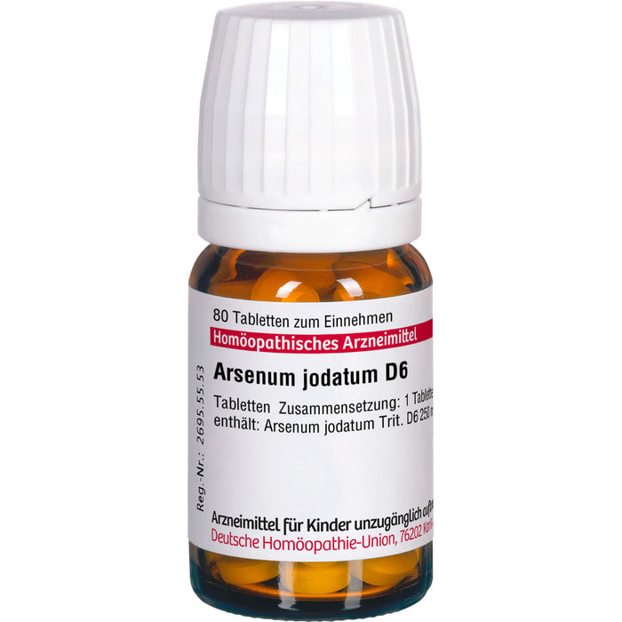 DHU Arsenum jodatum D6 Tabletten, 80 pc Tablettes