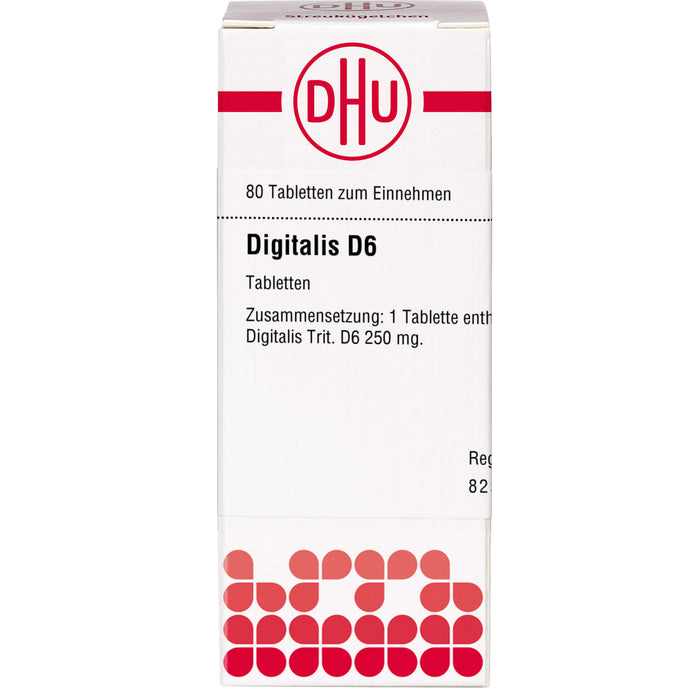 DHU Digitalis D6 Tabletten, 80 pc Tablettes