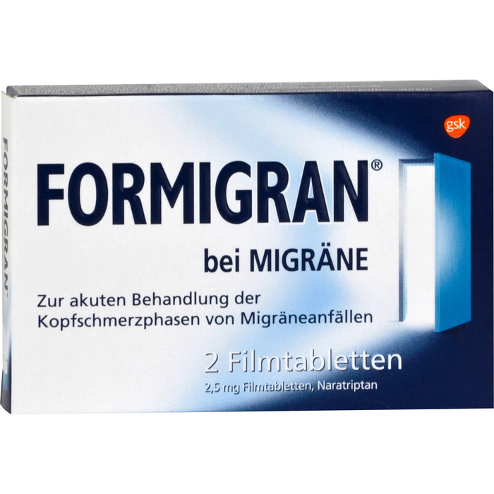 Formigran bei Migräne Filmtabletten, 2 pc Tablettes