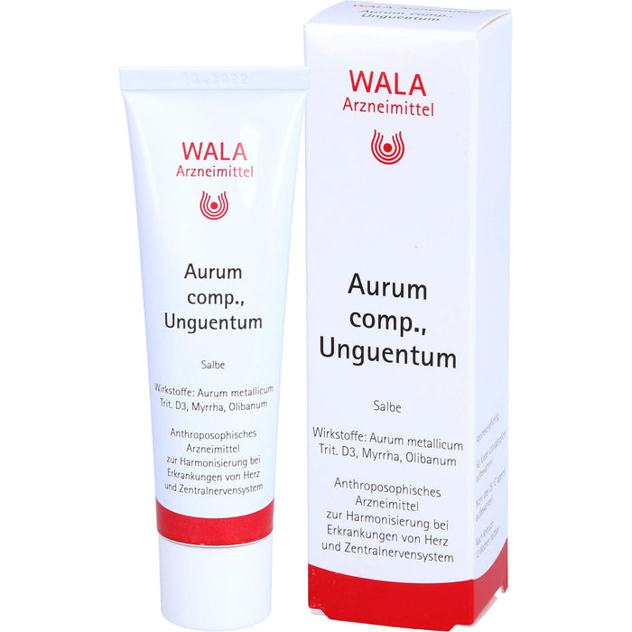 WALA Aurum comp., Unguentum Salbe zur Harmonisierung bei Erkrankungen von Herz und Zentralnervensystem, 30 g Ointment