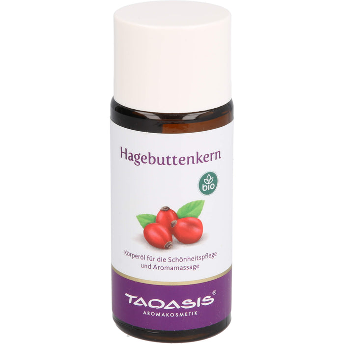 TAOASIS Hagebuttenkern bio Körperöl für die Schönheitspflege und Aromamassage, 50 ml Huile