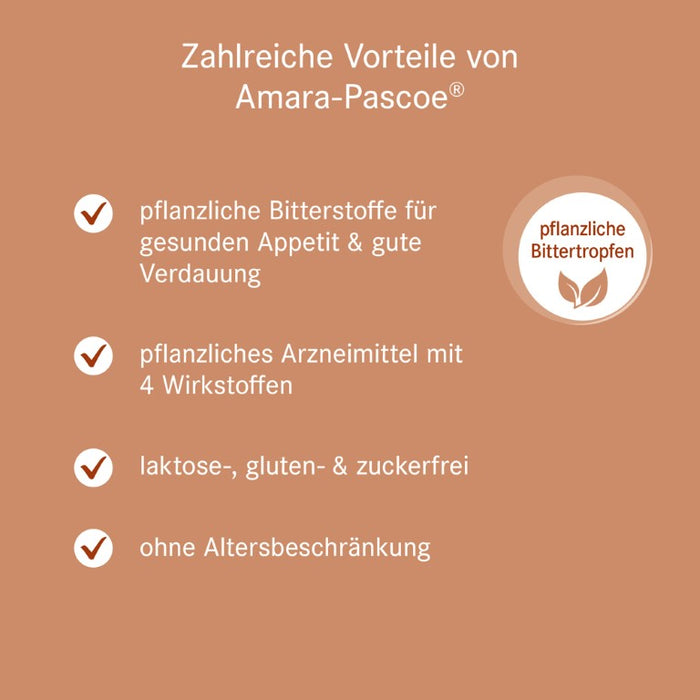 Amara-Pascoe Tinktur pflanzliches Magen-Darm-Mittel, 50 ml Lösung